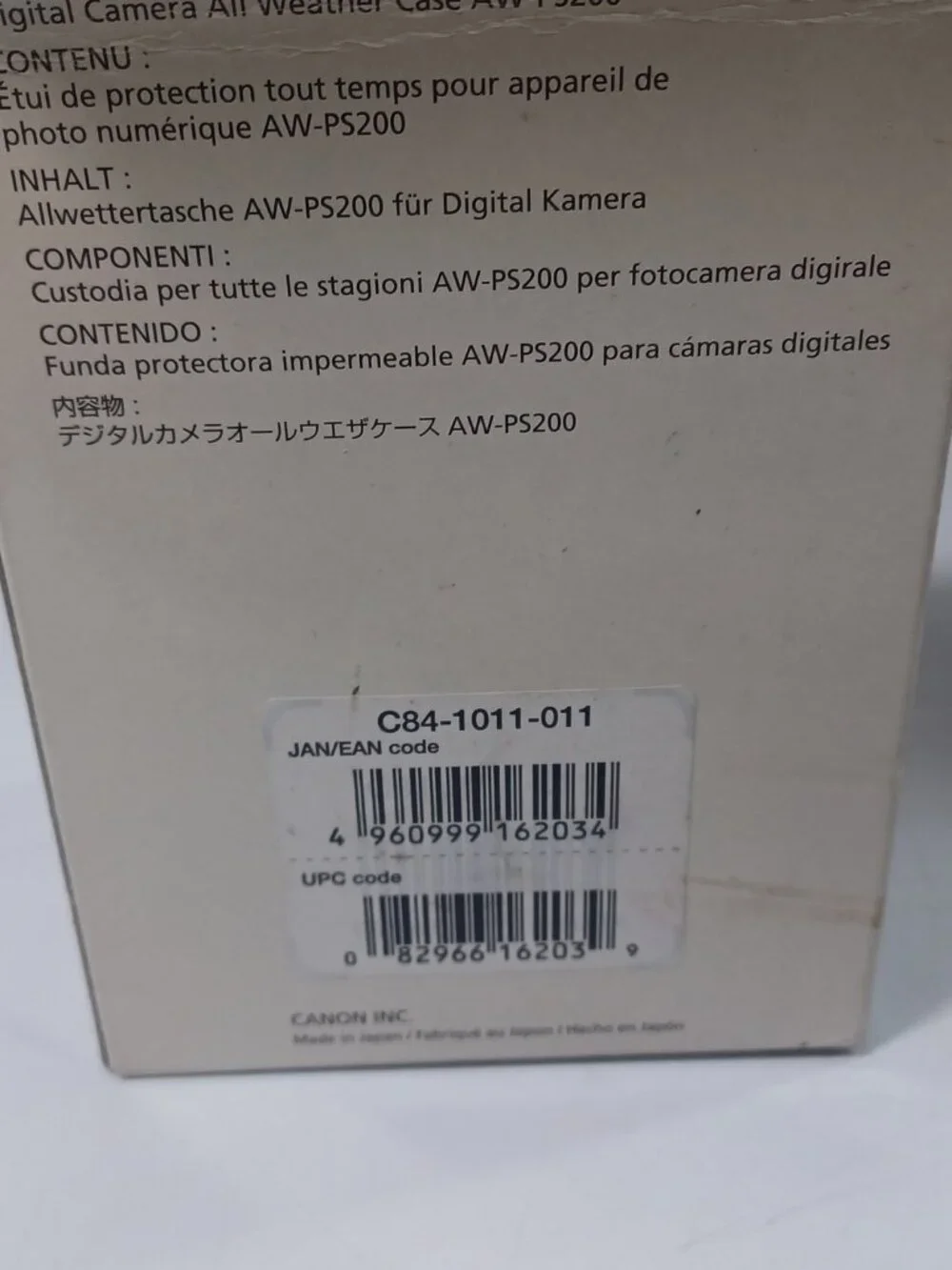 Canon AW-PS200 All Weather Case for Canon ELPH S100/S110 Digital Cameras